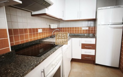 A sunny apartment with lovely wide views and a large terrace.